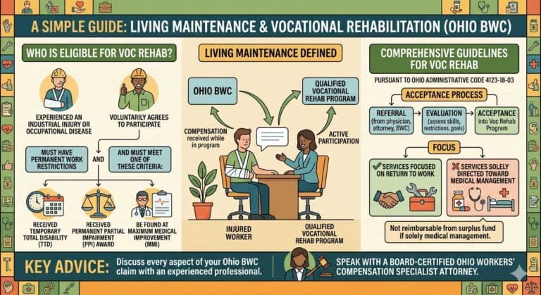 Compensation Available, Referral to, and Acceptance in OhioBWC Voc Rehab