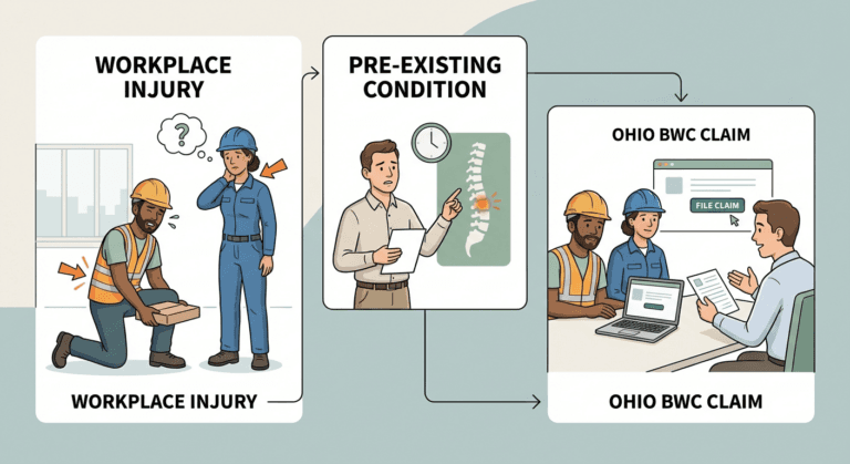 Back & Neck Work Injuries & Substantial Aggravations of Pre-existing Conditions in Ohio: What Every Injured Worker Needs to Know
