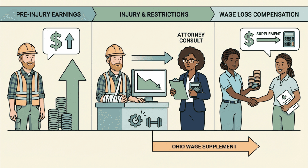 Calculating Ohio Workers’ Compensation Wage Loss